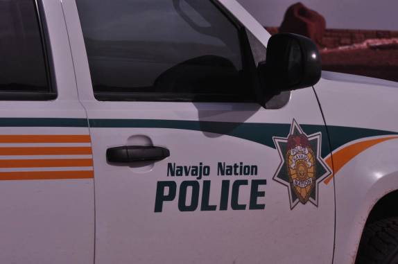 Carro de polícia da Nação Navajo, no Monument Valley, no Arizona, nos Estados Unidos
